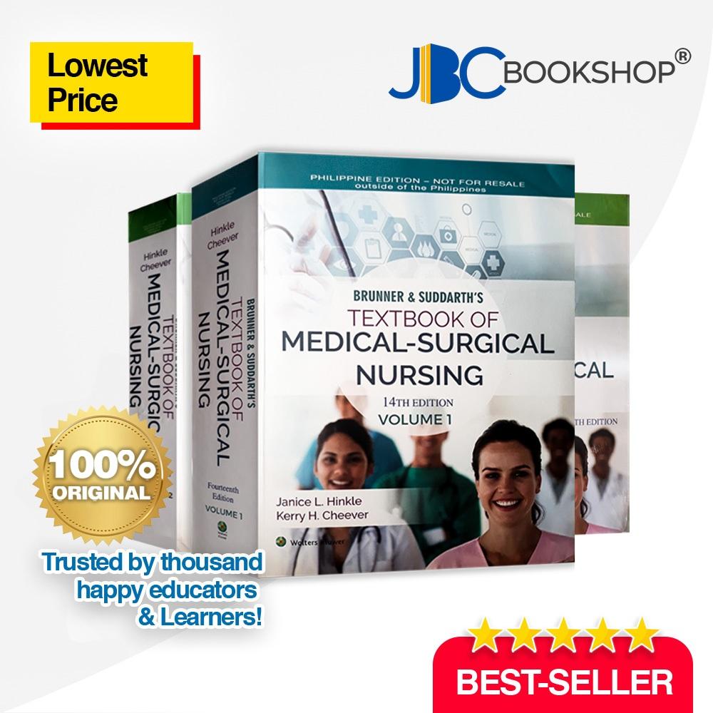 Brunner & Suddarth's Textbook of Medical-Surgical Nursing 14th&15th Ed Vol. 1&2 + Study Guide (Set)