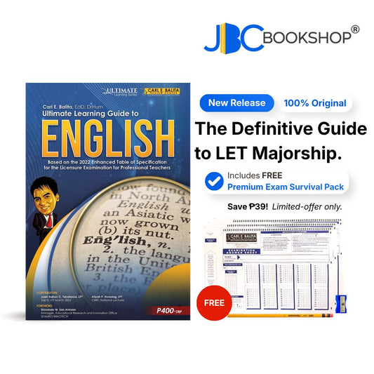 English Ultimate Learning Guide Majorship LET Reviewer (2025 Edition) by Carl Balita CBRC