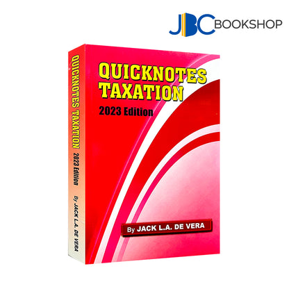 Quicknotes Taxation 2023 (Paperback) by De Vera