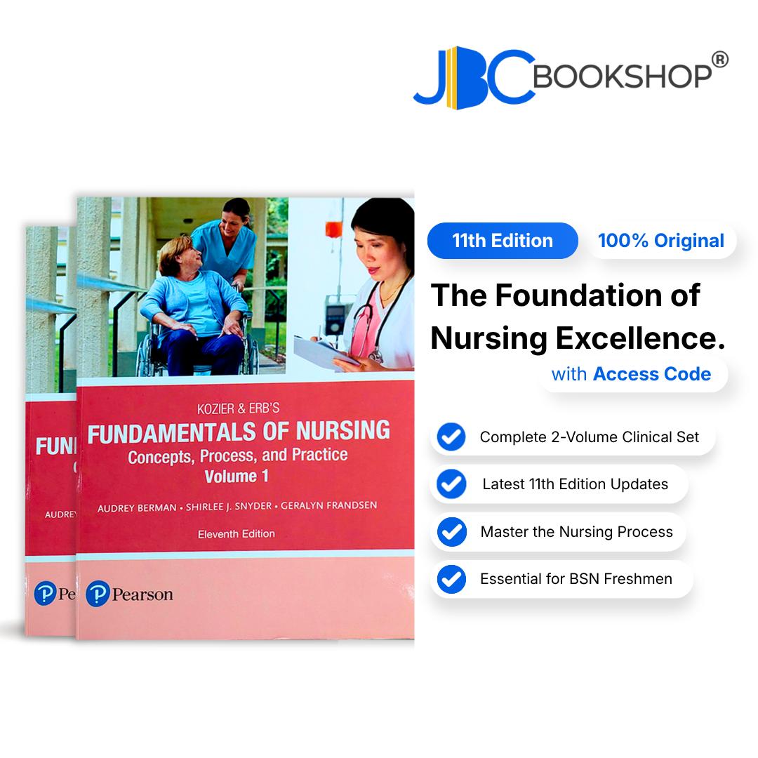 (with Access Code) Kozier & Erb's Fundamentals of Nursing Volume 1 & 2 Set 11th edition by Berman