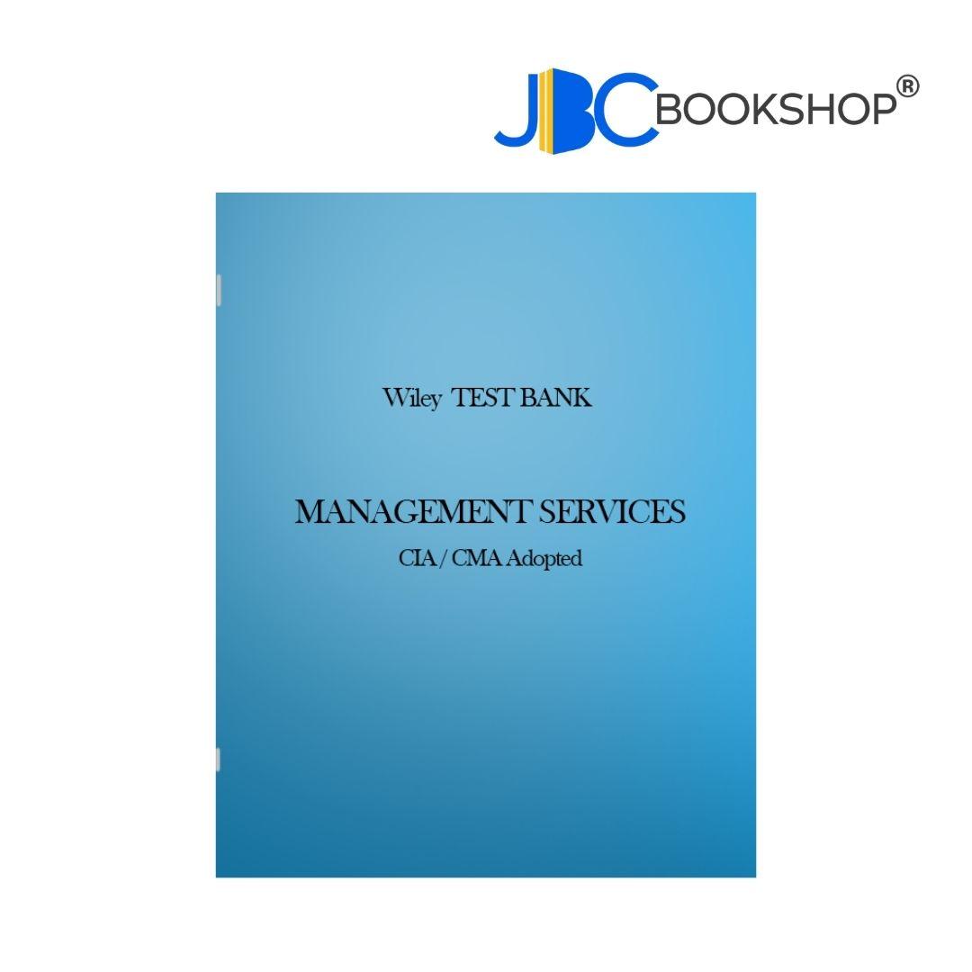 Accounting Reviewer Testbank Wiley Management Services CIA/CMA Adopted