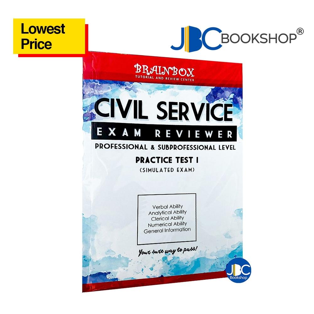 Civil Service Exam Reviewer (Simulated Exam) by Brainbox