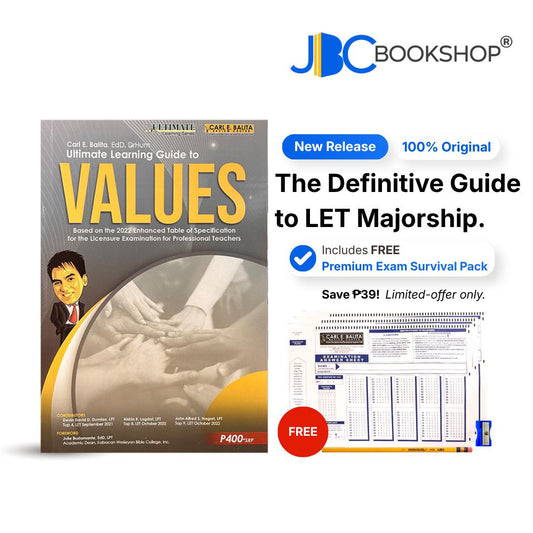 Values Ultimate Learning Guide Majorship LET Reviewer (2023 Edition) by Carl Balita CBRC