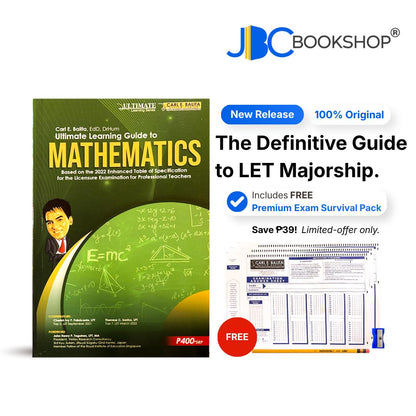 Mathematics Ultimate Learning Guide Majorship LET Reviewer (2023 Edition) by Carl Balita CBRC