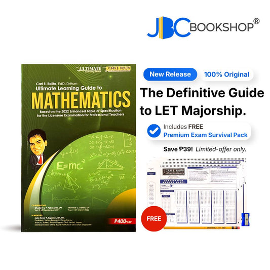 Mathematics Ultimate Learning Guide Majorship LET Reviewer (2023 Edition) by Carl Balita CBRC