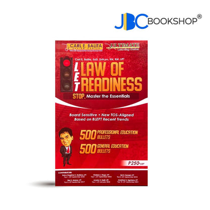 LET Law of Readiness: Master the Essentials (2024 Edition) by Carl Balita CBRC