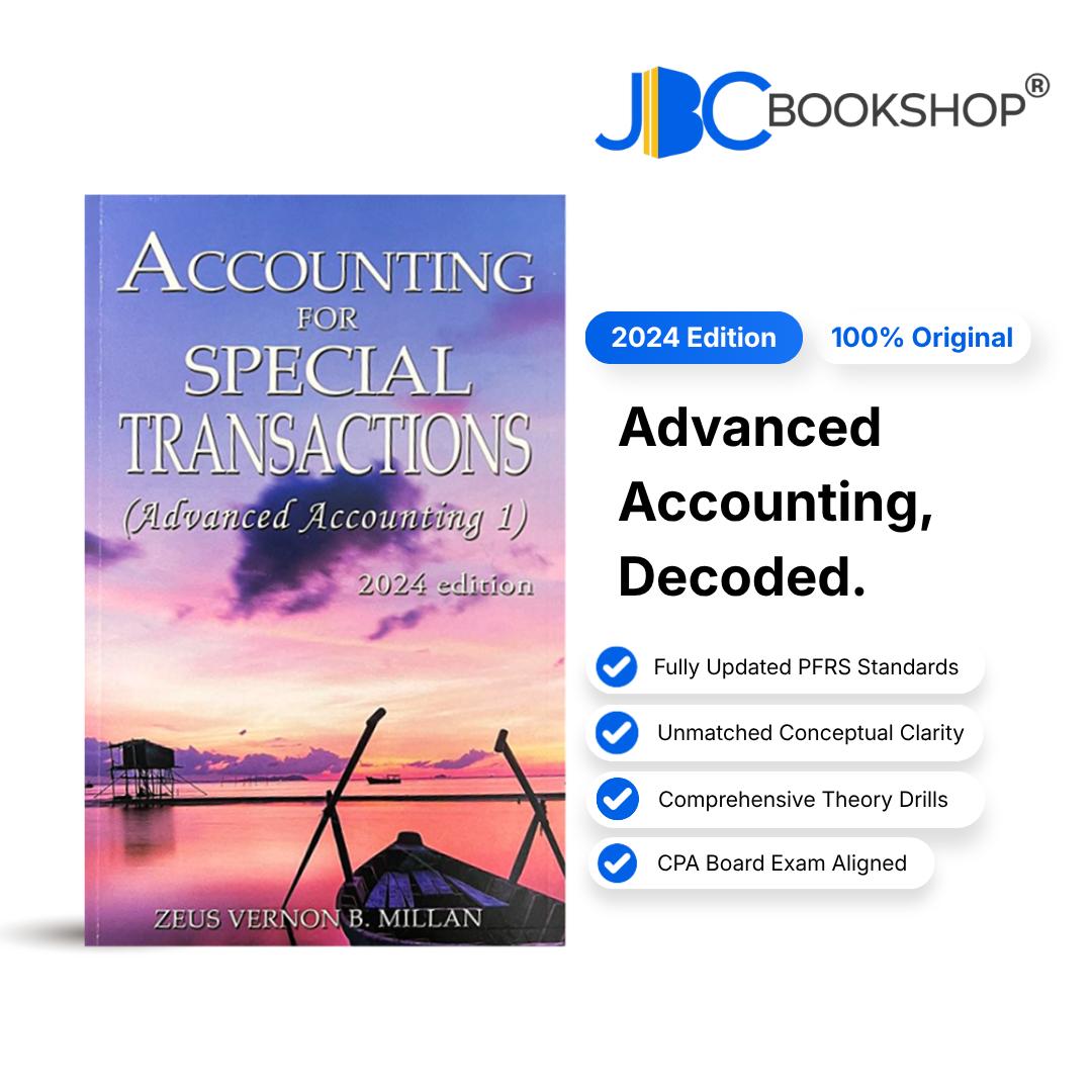 Accounting For Special Transactions (Advanced Accounting 1) 2026 Ed by Zeus Vernon Millan