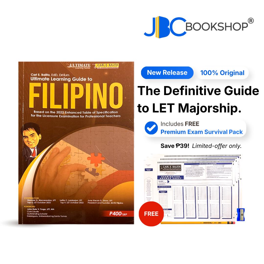 Filipino Ultimate Learning Guide Majorship LET Reviewer (2023 Edition) by Carl Balita CBRC