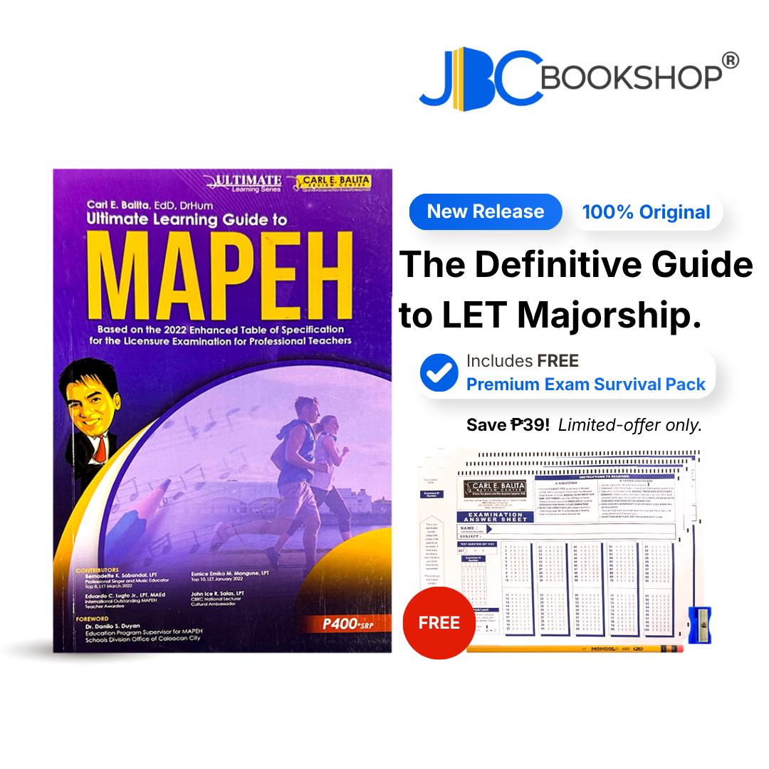 MAPEH Ultimate Learning Guide Majorship LET Reviewer (2023 Edition) by Carl Balita CBRC