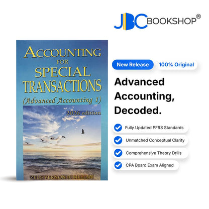Accounting For Special Transactions (Advanced Accounting 1) 2026 Ed by Zeus Vernon Millan