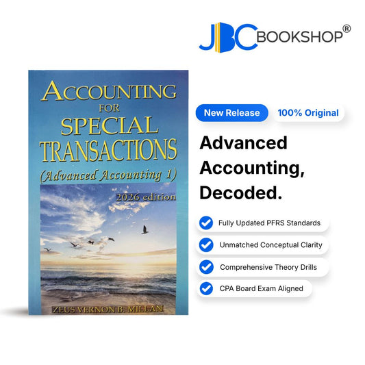 Accounting For Special Transactions (Advanced Accounting 1) 2026 Ed by Zeus Vernon Millan