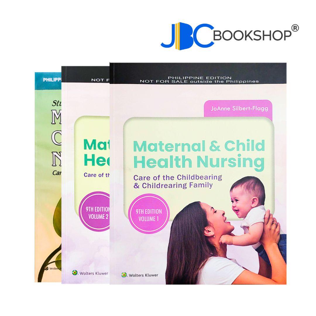 SET Vol 1&2 + Study Guide - Maternal & Child Health Nursing 9th Edition by Silbert-Flagg, Pilliteri