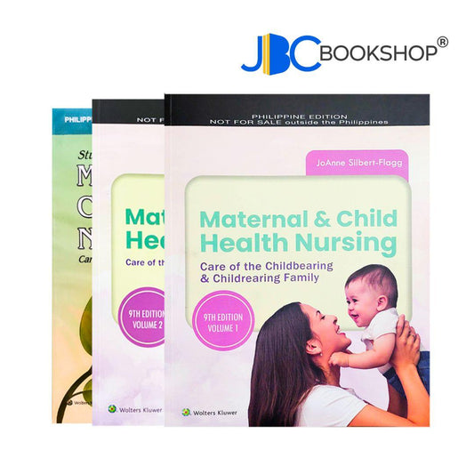 SET Vol 1&2 + Study Guide - Maternal & Child Health Nursing 9th Edition by Silbert-Flagg, Pilliteri