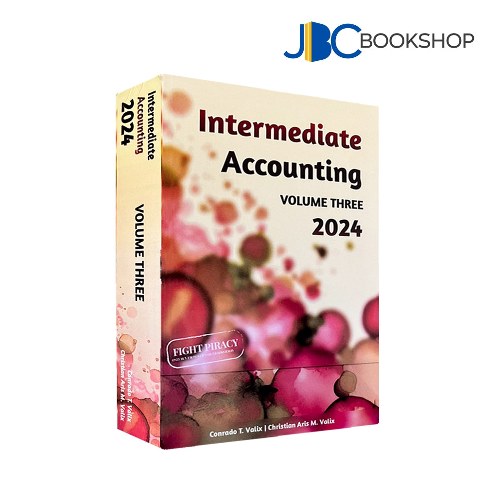 Vol 3 Valix Intermediate Accounting 2024 Edition by Valix, Peralta, and Valix