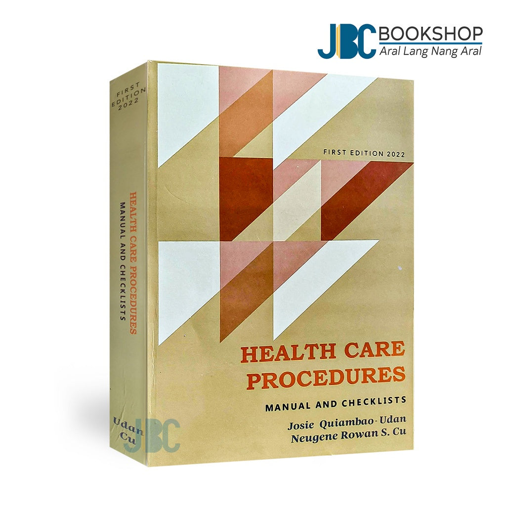 Health Care Procedures: Manual and Checklists 2022 by Quiambao-Udan & Cu